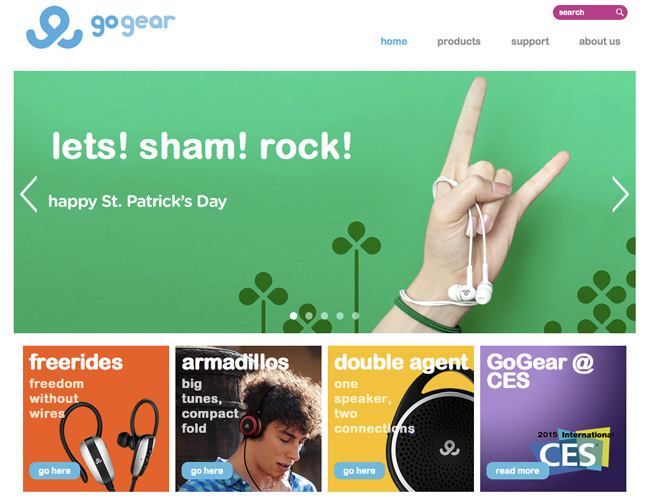 GoGear web