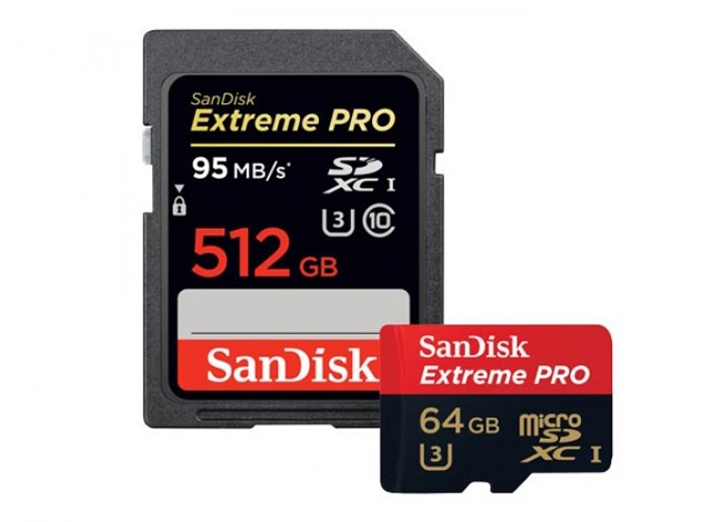 SanDisk Extreme Pro UHS I 512GB 64GB memory card 800x500 c