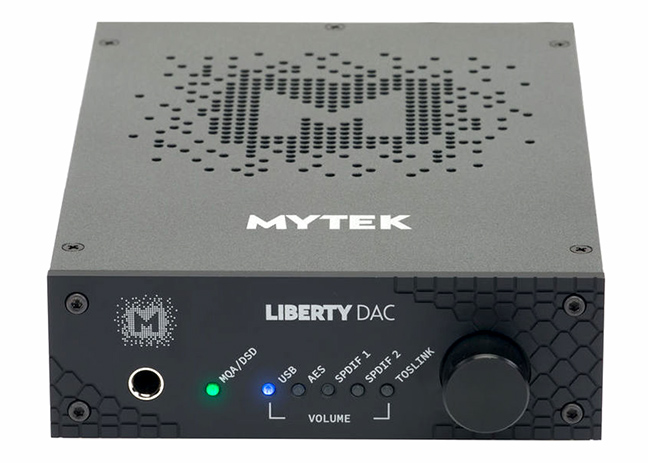 Mytek Liberty DAC top view